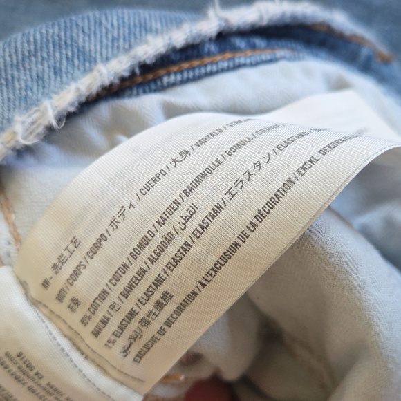 2 Women's Size 2 Jeans! Zara Black Wash/ Abercrombie& Fitch Blue Wash. - Picture 3 of 8